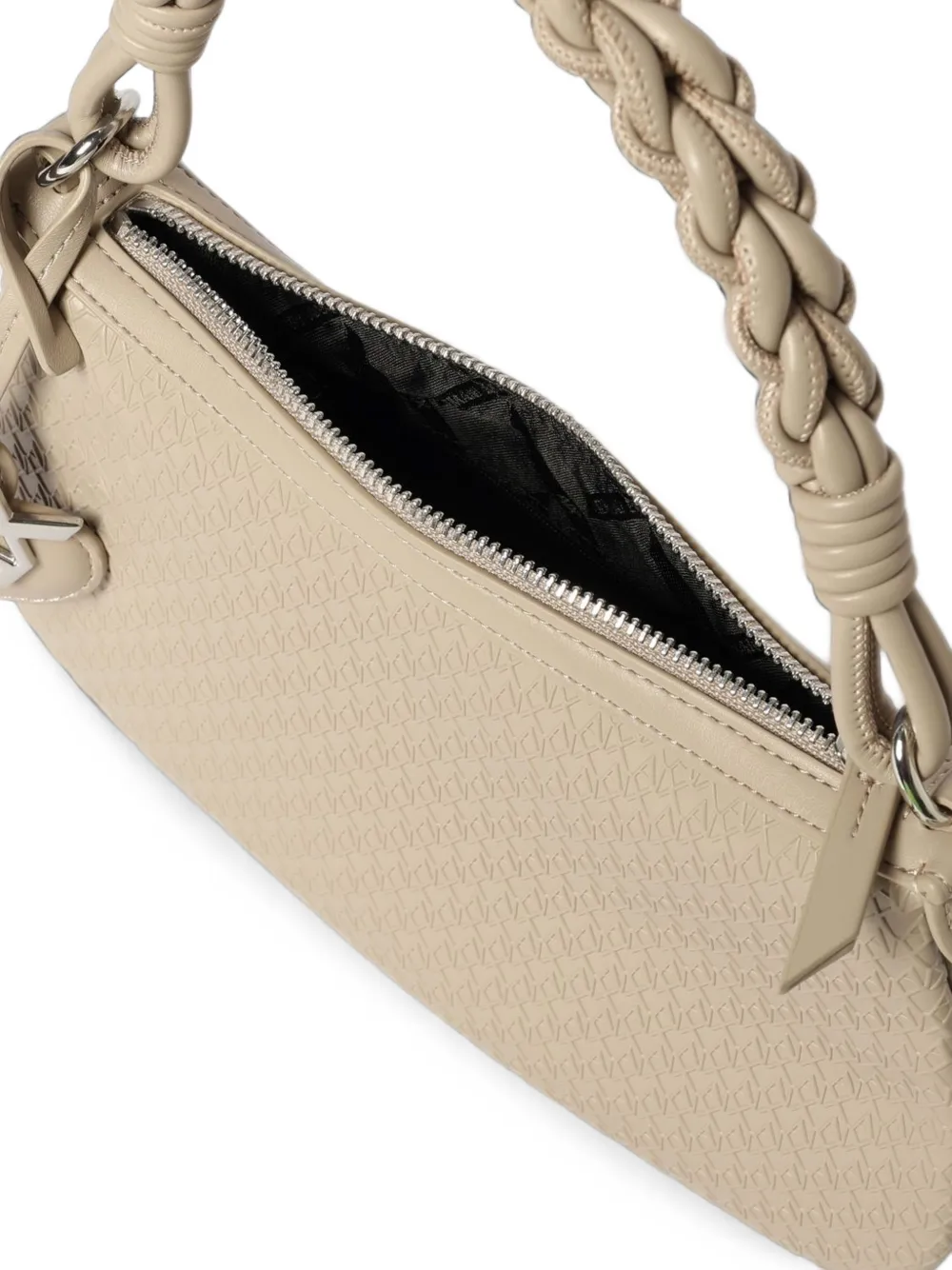 Emporio Armani Schoudertas met logo-reliëf Beige