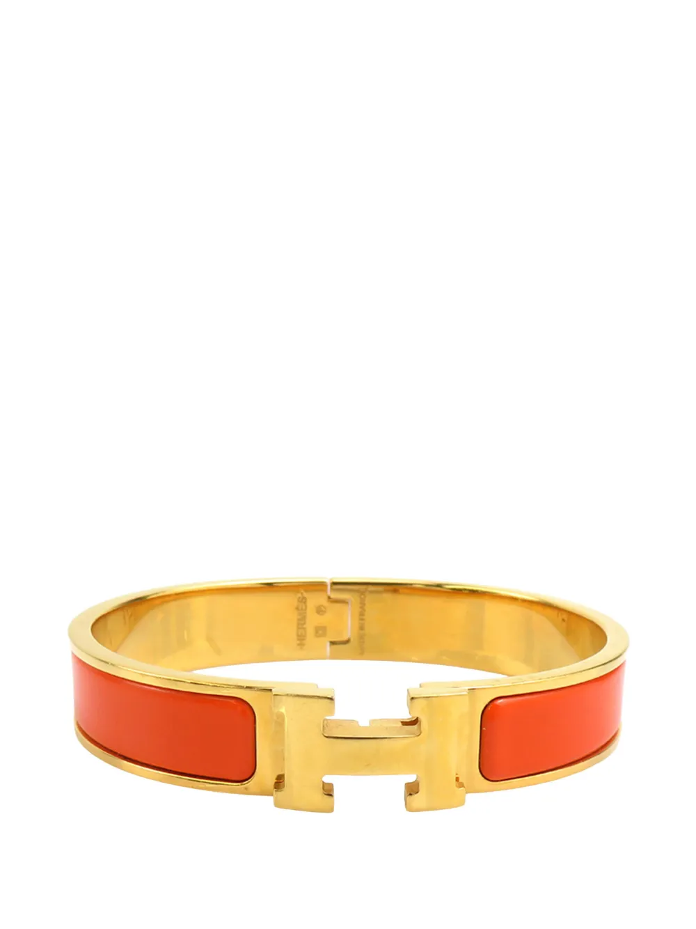 Hermès Pre-Owned bracelet Clic H en émail (2000-2026) - Or