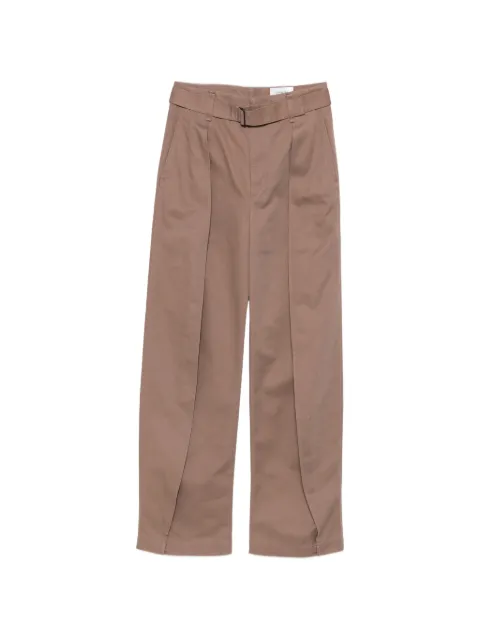 LEMAIRE belted pleated high-waisted trousers