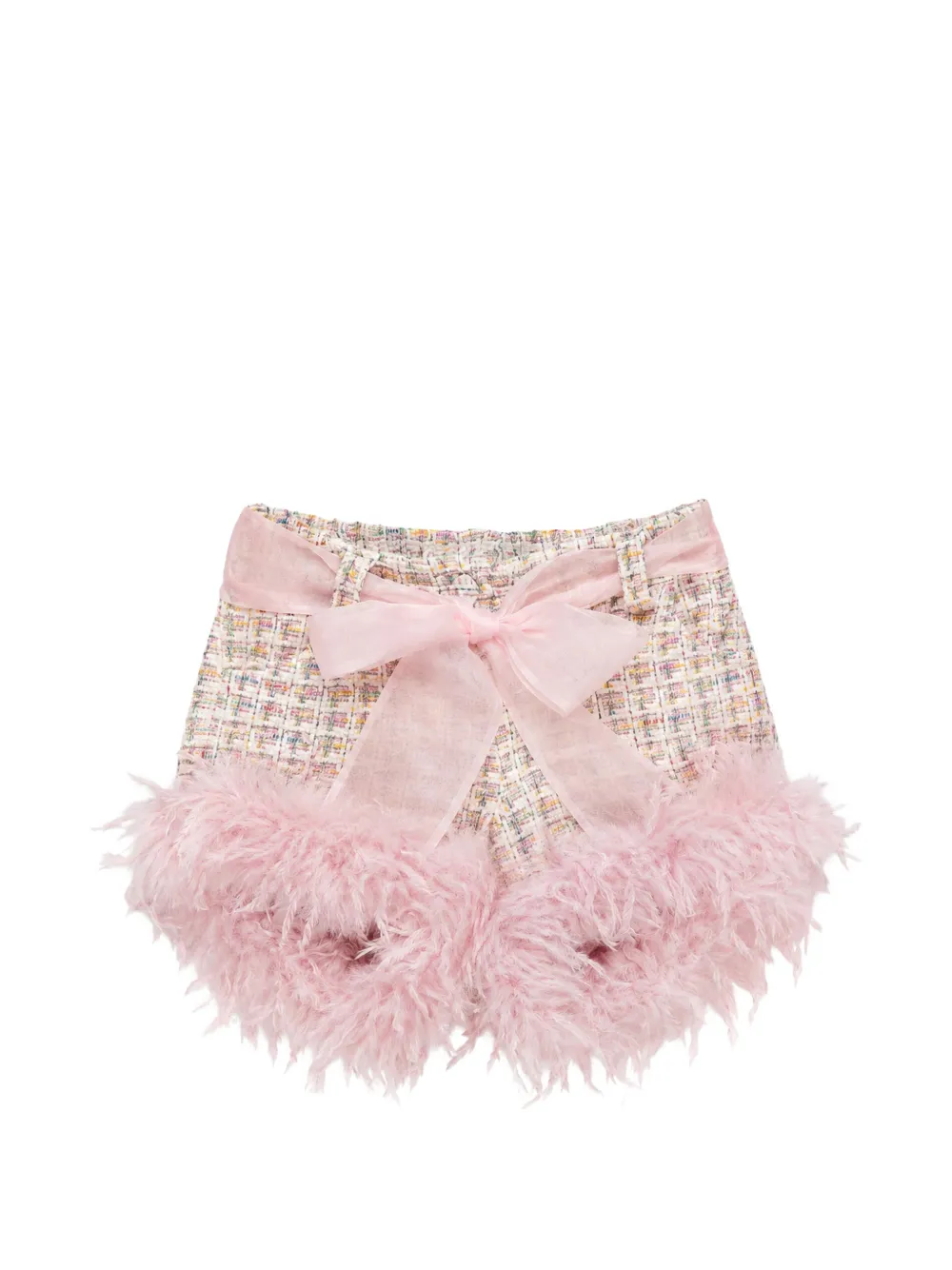 Miss Grant Kids short bordé de fourrure - Rose Miss Grant Kids short bordé de fourrure - Rose