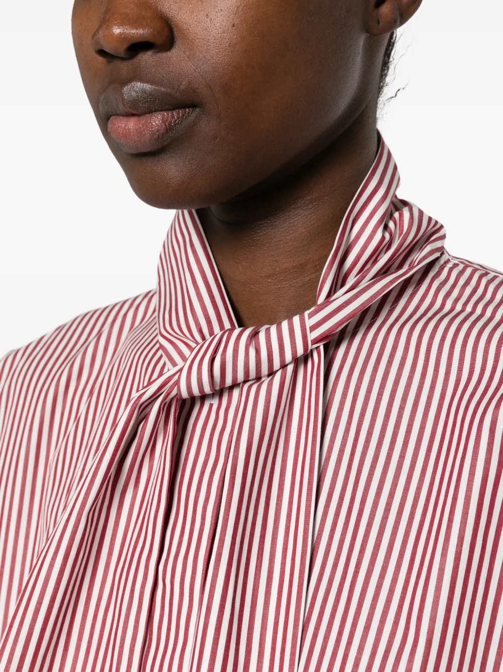 Le Sarte Pettegole Gestreepte blouse Wit