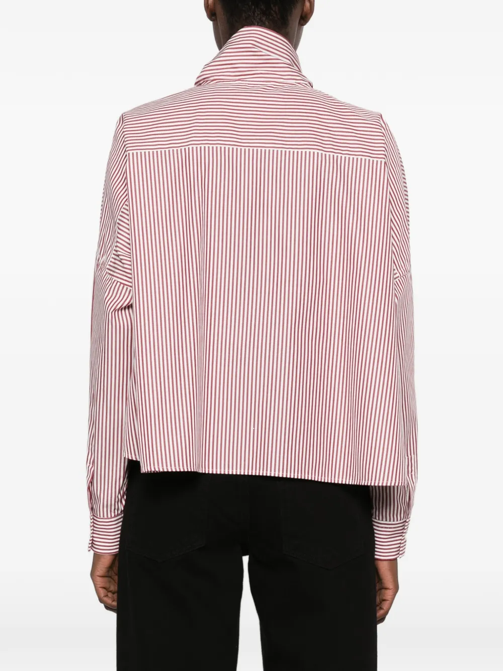 Le Sarte Pettegole Gestreepte blouse Wit