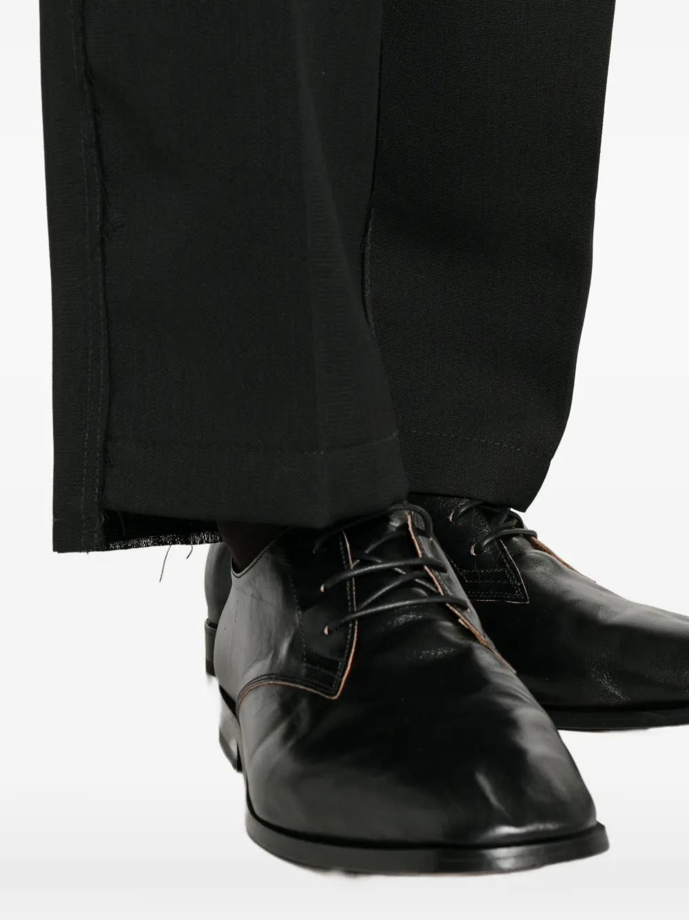 Costumein Broek met contrasterende stiksels Zwart