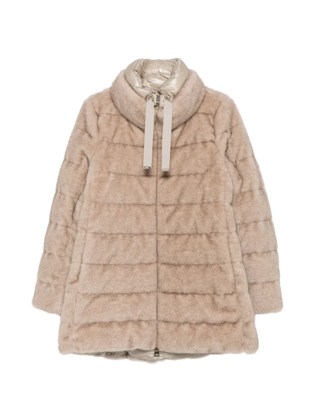 Herno quilted faux-fur coat