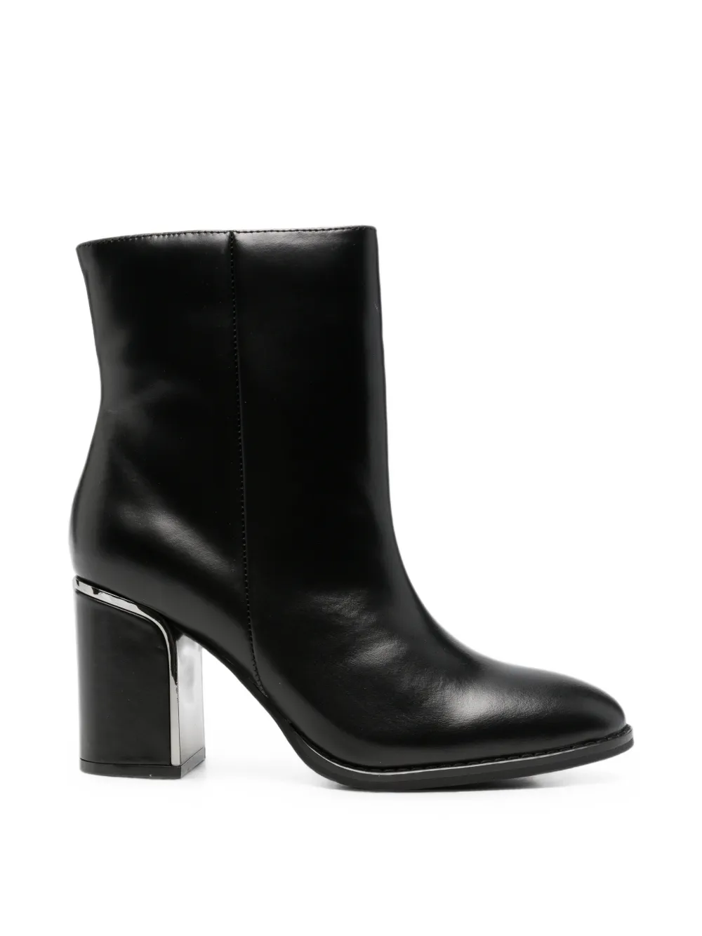 ALMA EN PENA block-heel leather ankle boots