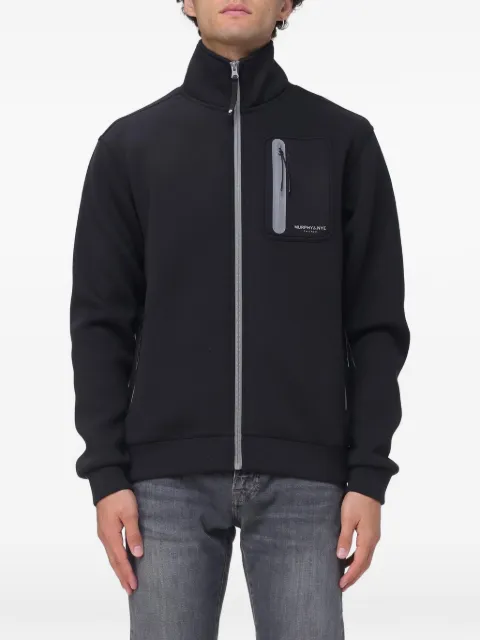 Murphy&Nye zip-up chest-pocket hoodie