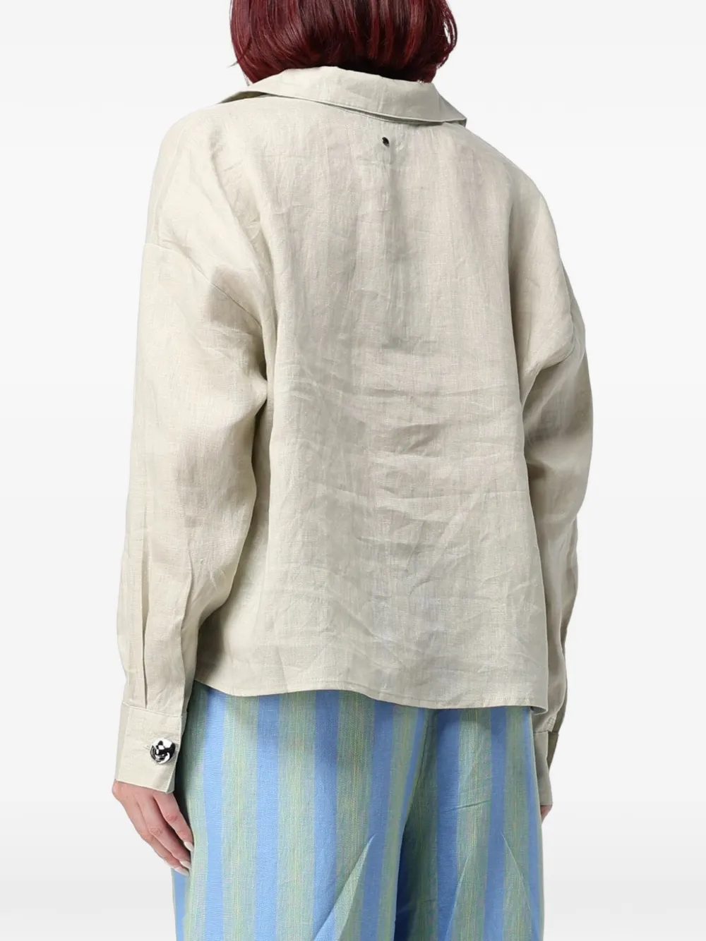 Emporio Armani Linnen blouse Beige