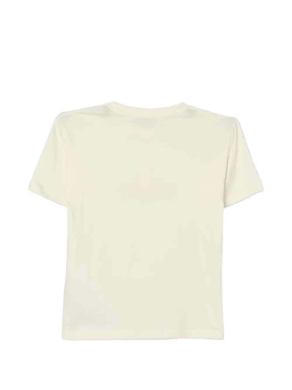 Moschino Kids T-shirt met logoprint Beige