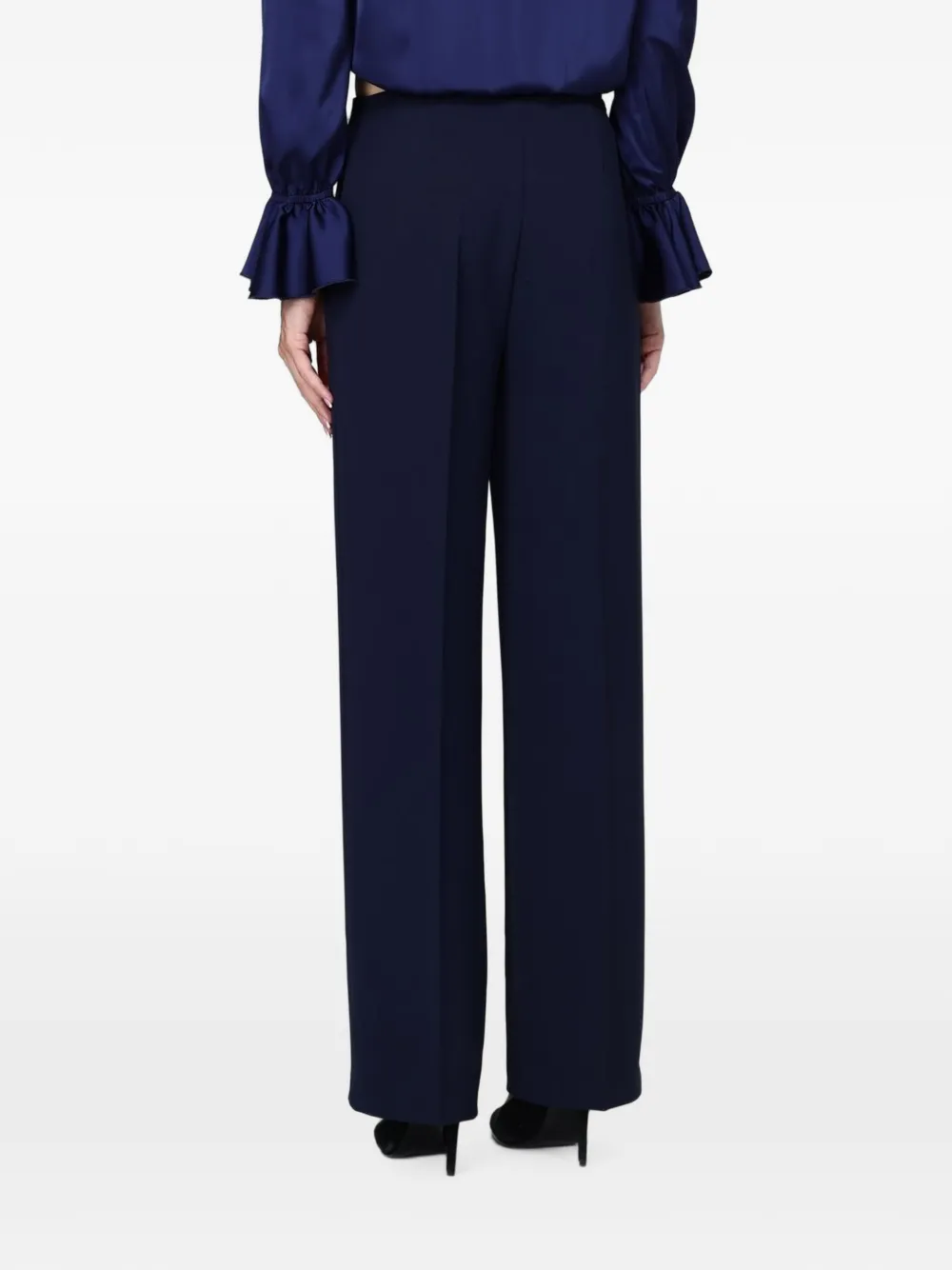 Hanita Straight plooibroek Blauw