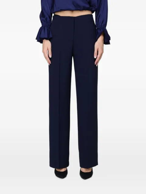 Hanita pressed-crease straight-leg trousers