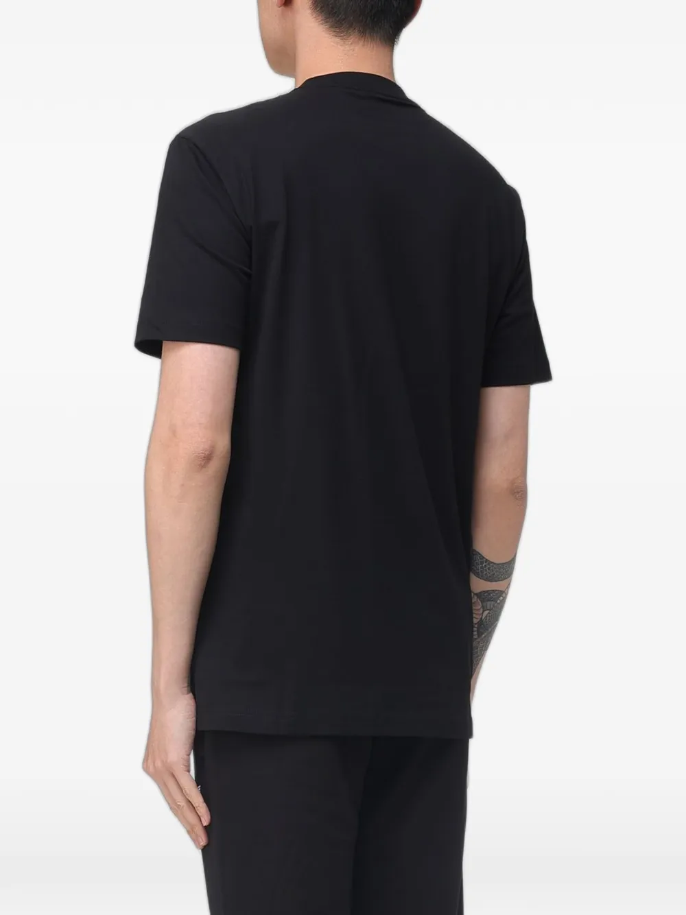 Ea7 Emporio Armani T-shirt met logoprint Zwart