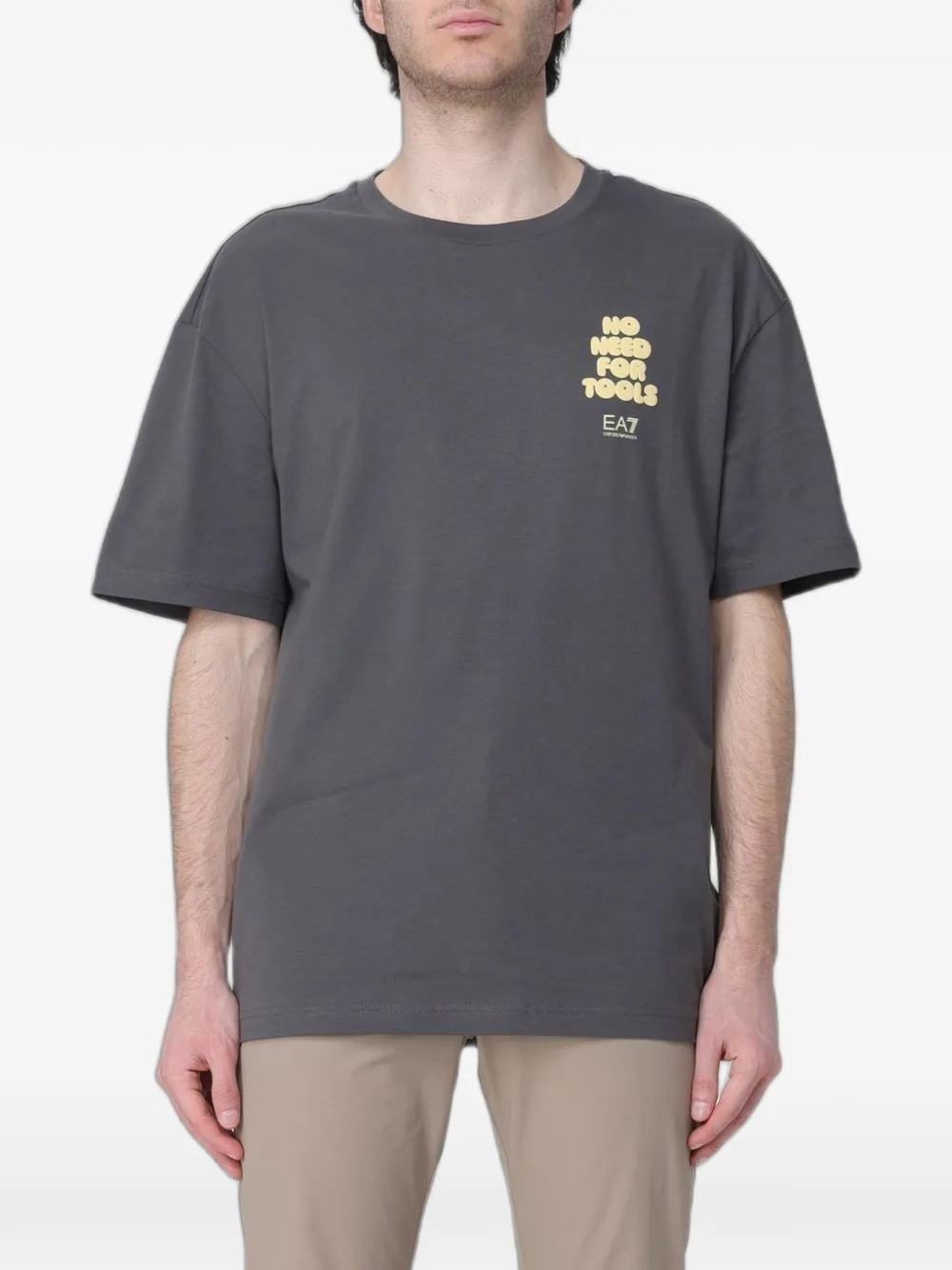 Ea7 Emporio Armani graphic-print cotton Jersey T-shirt