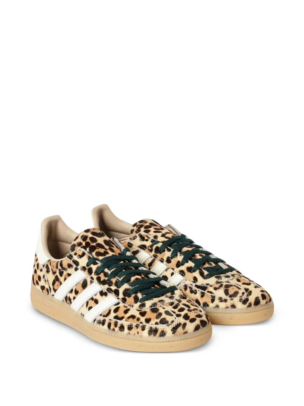 adidas Handball Spezial leopard-print sneakers Beige