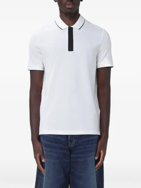 Emporio Armani zip-fastening polo shirt