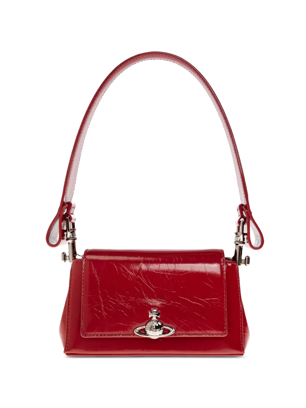 Vivienne Westwood small Hazel leather shoulder bag - Red