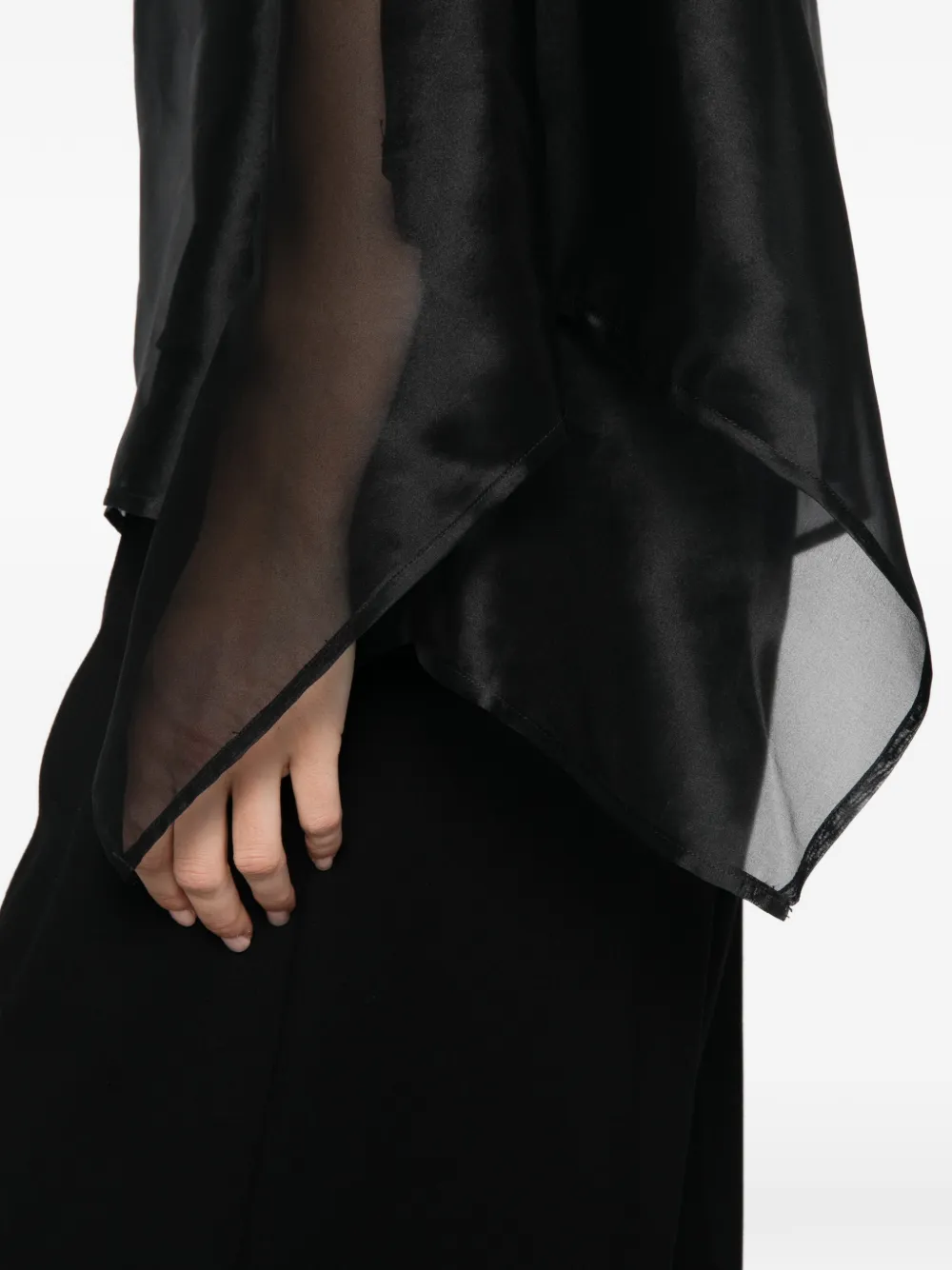 STAUD Fia blouse Zwart