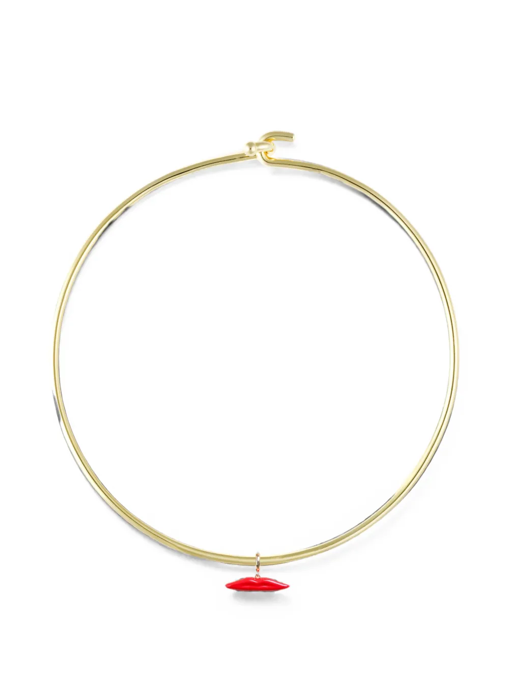 Eshvi red-lips necklace