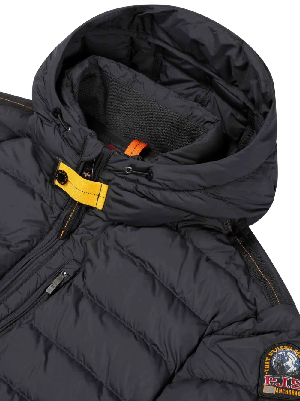 Parajumpers Last Minute gewatteerd jack met capuchon Zwart