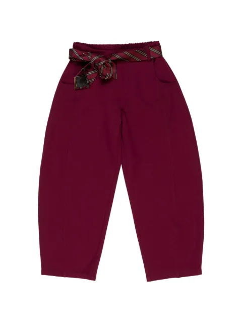 Miss Grant Kids Tapered-Hose mit Gürtel