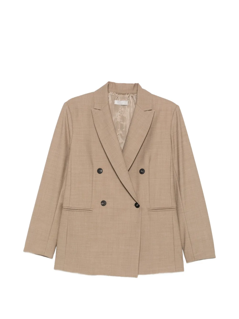 Antonelli double-breasted blazer - Tons neutres