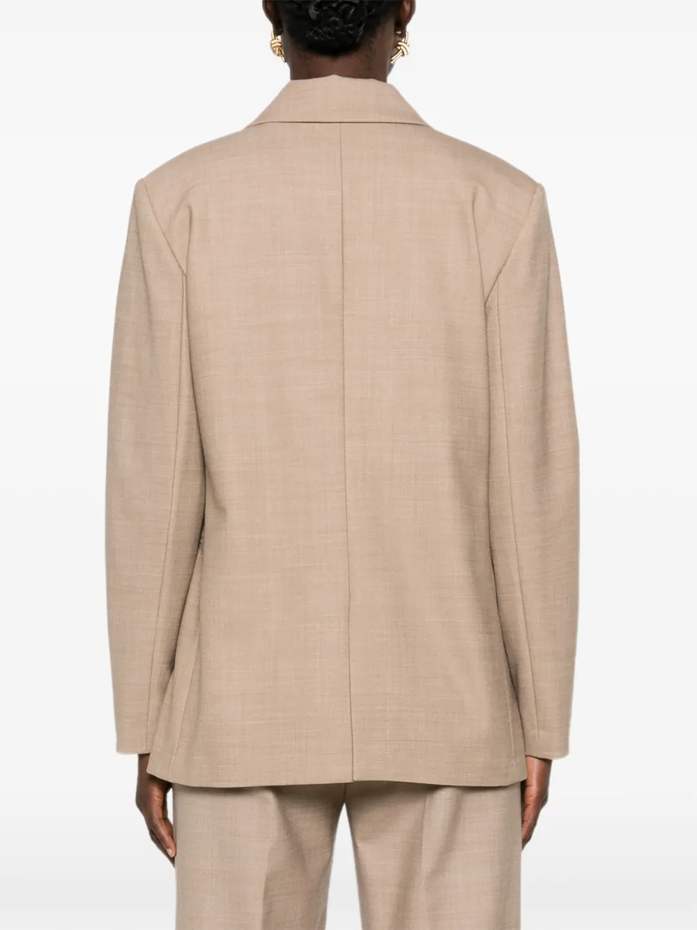 Antonelli double-breasted blazer Beige