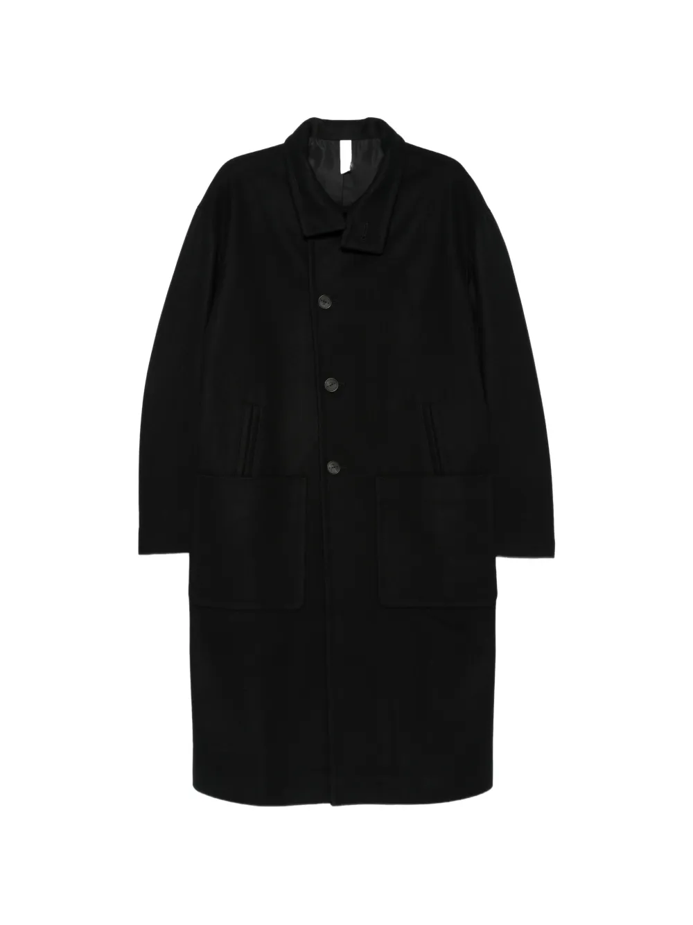 Hevo Savelletri Single-breasted Coat In Black
