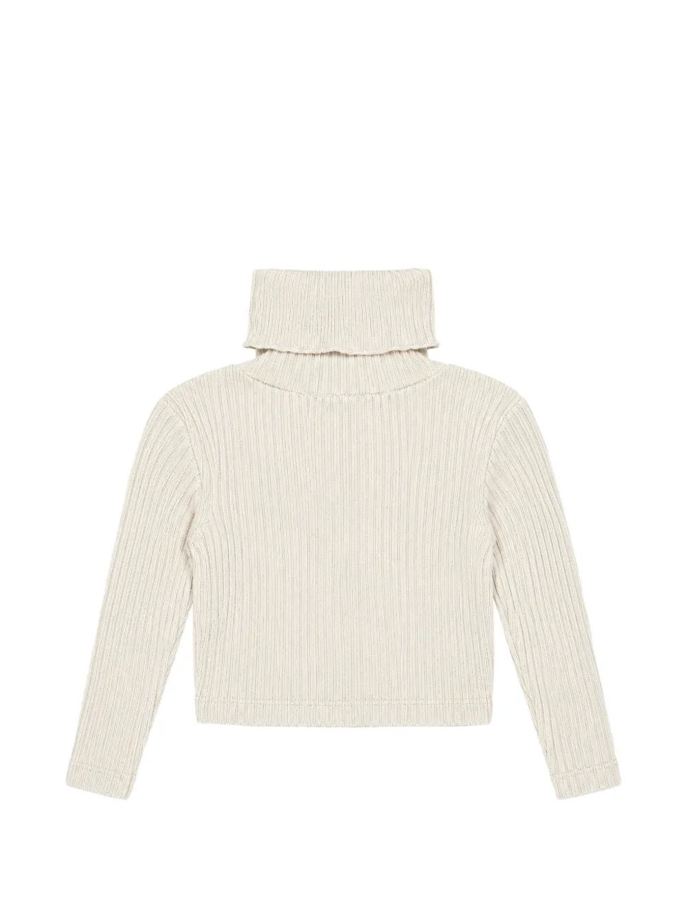 Miss Grant Kids Ribgebreide coltrui Beige