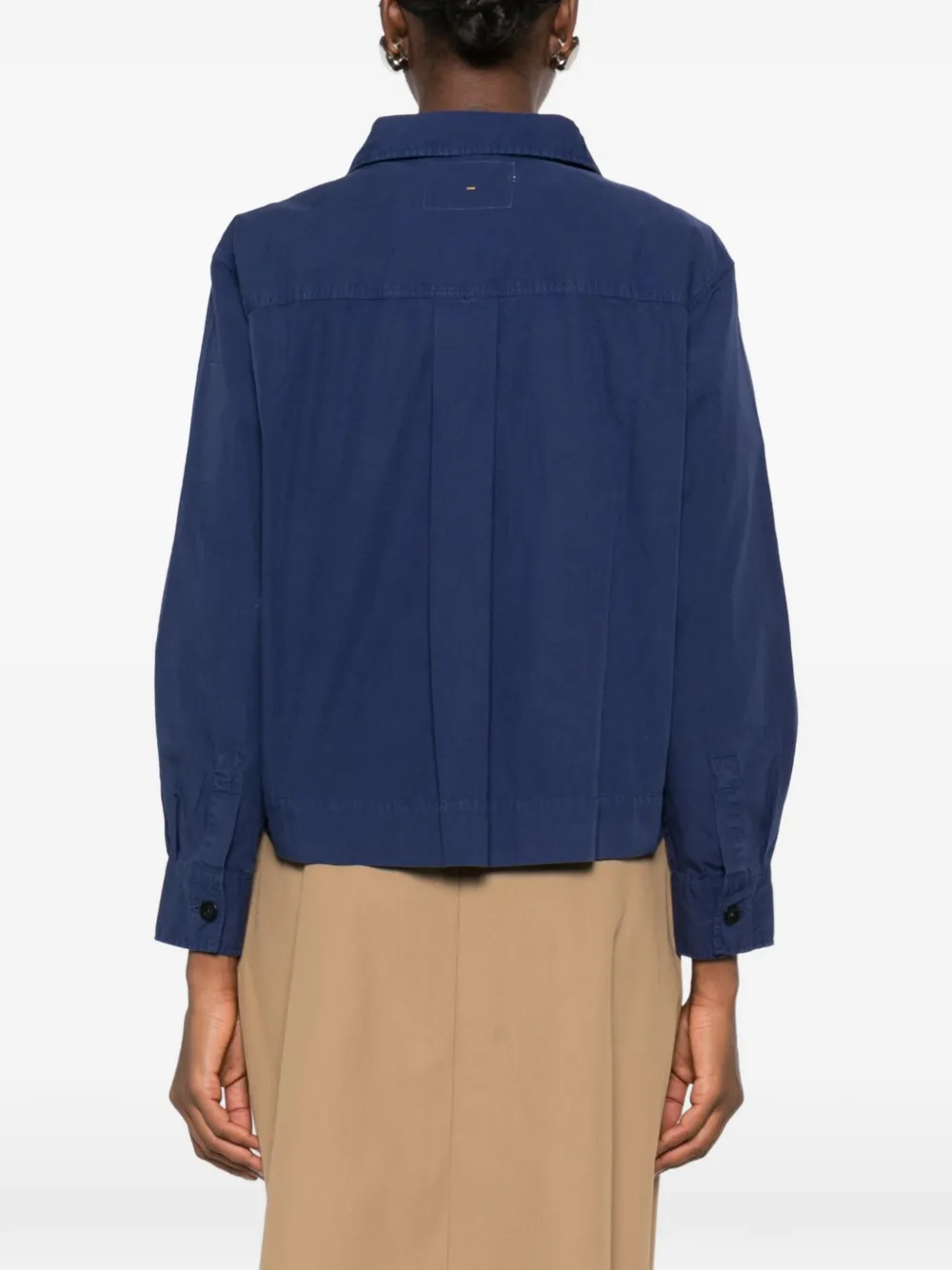 Margaret Howell Button-up shirtjack Blauw