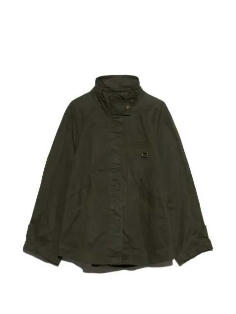 BIMBA Y LOLA khaki coated A-line trench jacket
