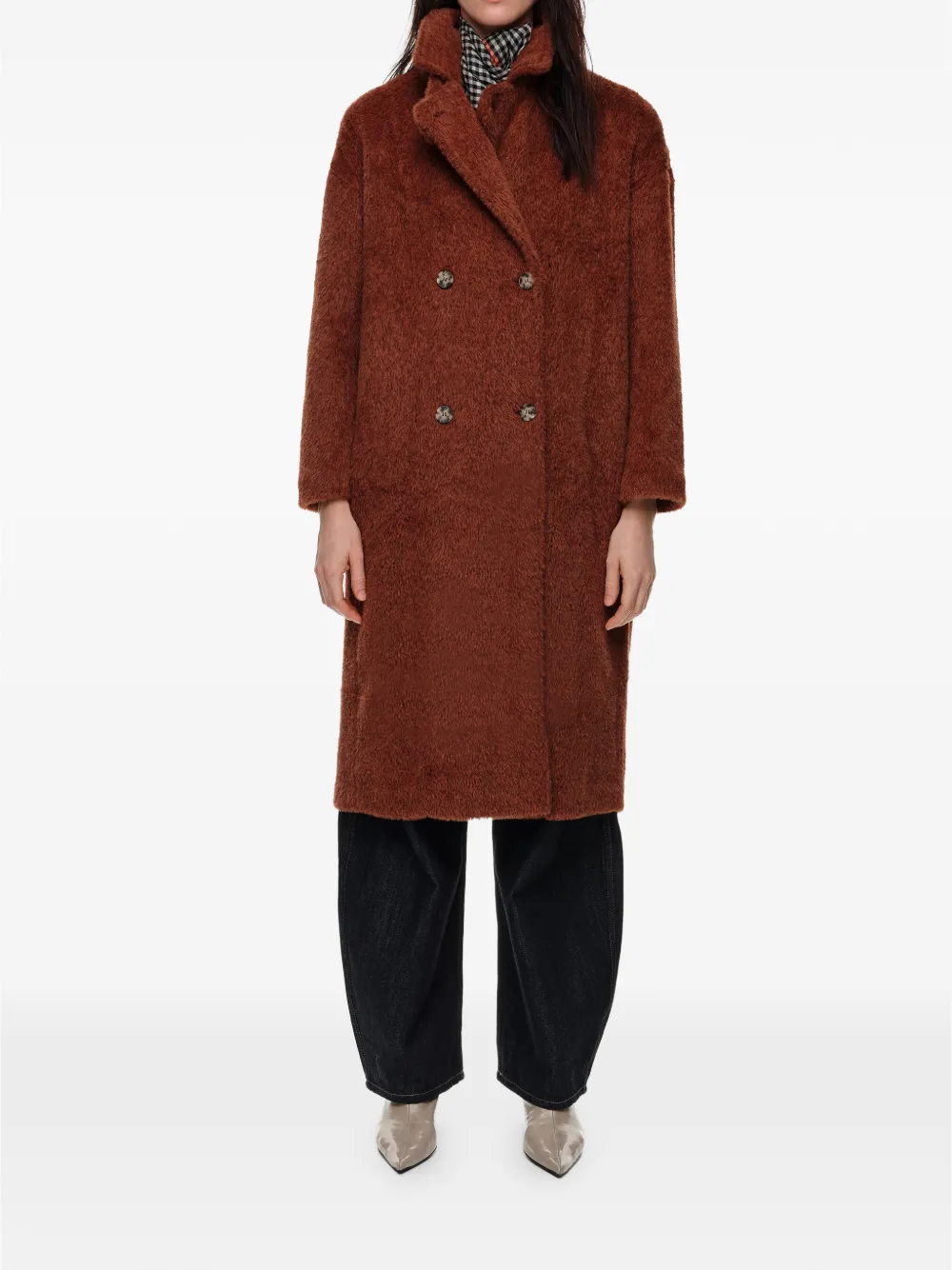 BIMBA Y LOLA Midi-jas Bruin