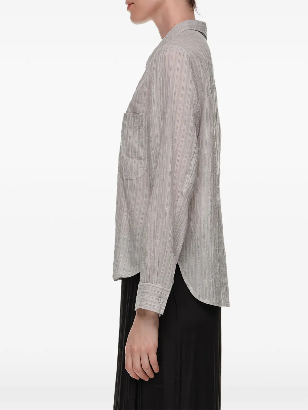 BIMBA Y LOLA Blouse met rechte pasvorm Beige