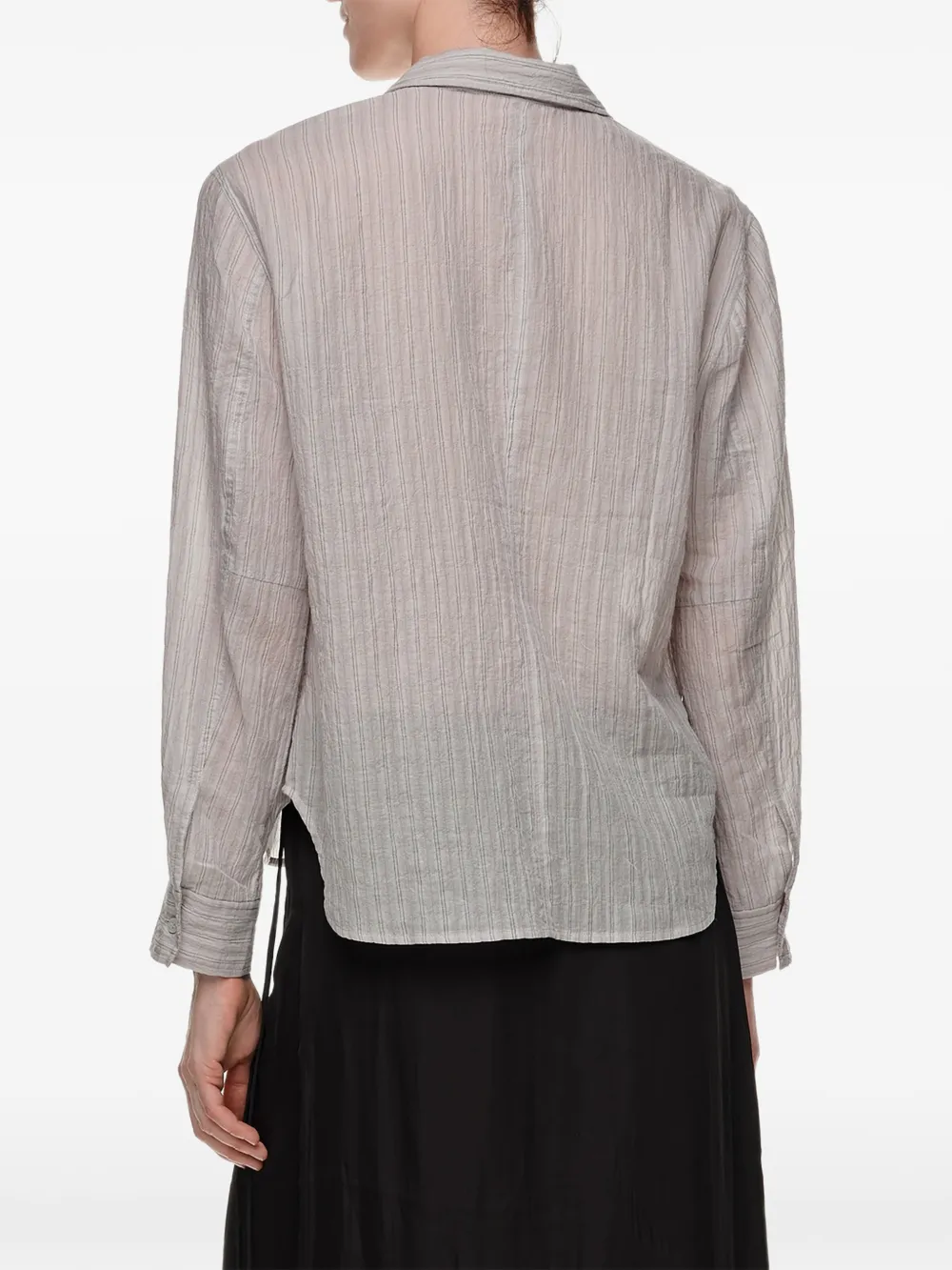 BIMBA Y LOLA Blouse met rechte pasvorm Beige