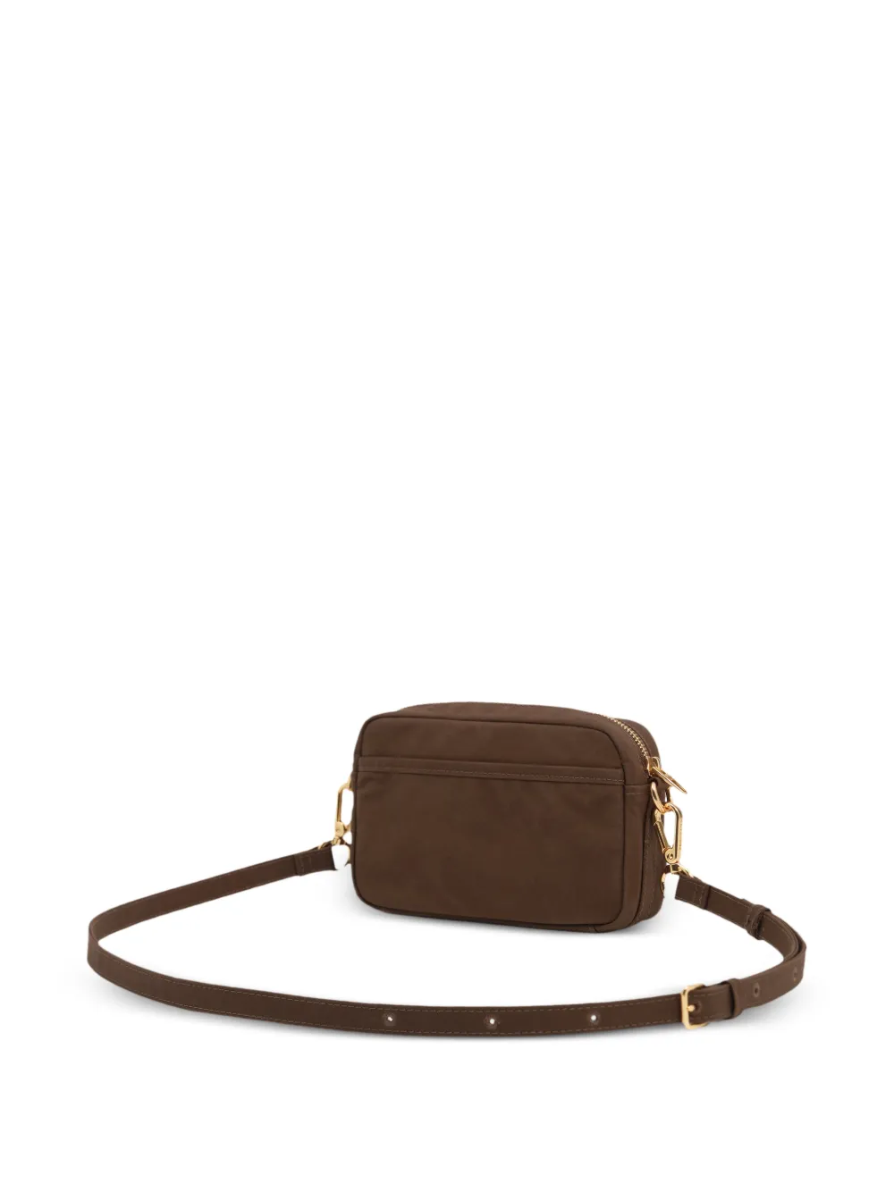 BIMBA Y LOLA Kleine katoenen crossbodytas Bruin