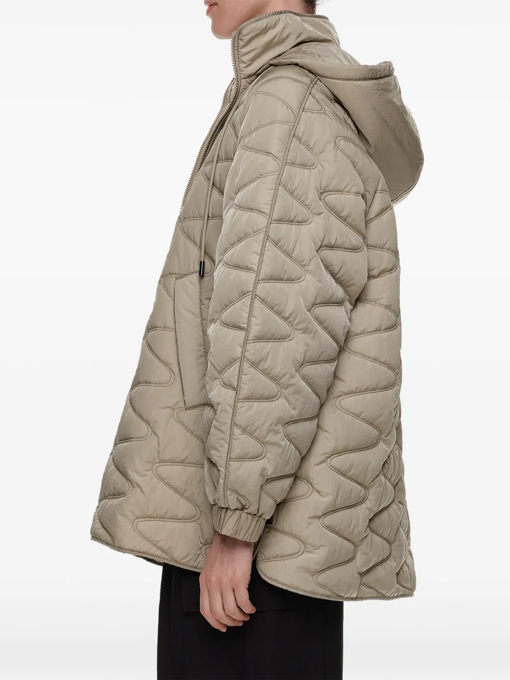 BIMBA Y LOLA Gewatteerde trenchcoat met A-lijn Beige