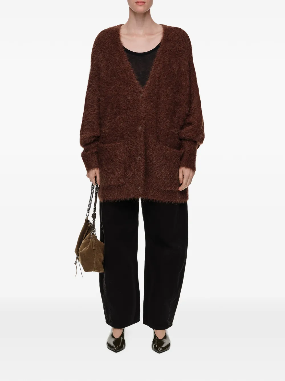 BIMBA Y LOLA Lang vest Bruin