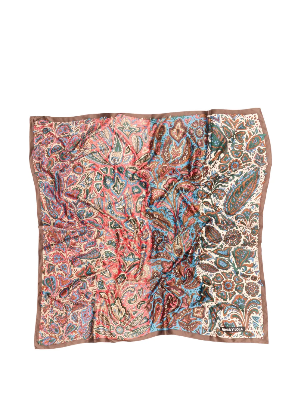 BIMBA Y LOLA Sjaal met paisleystrepen Roze