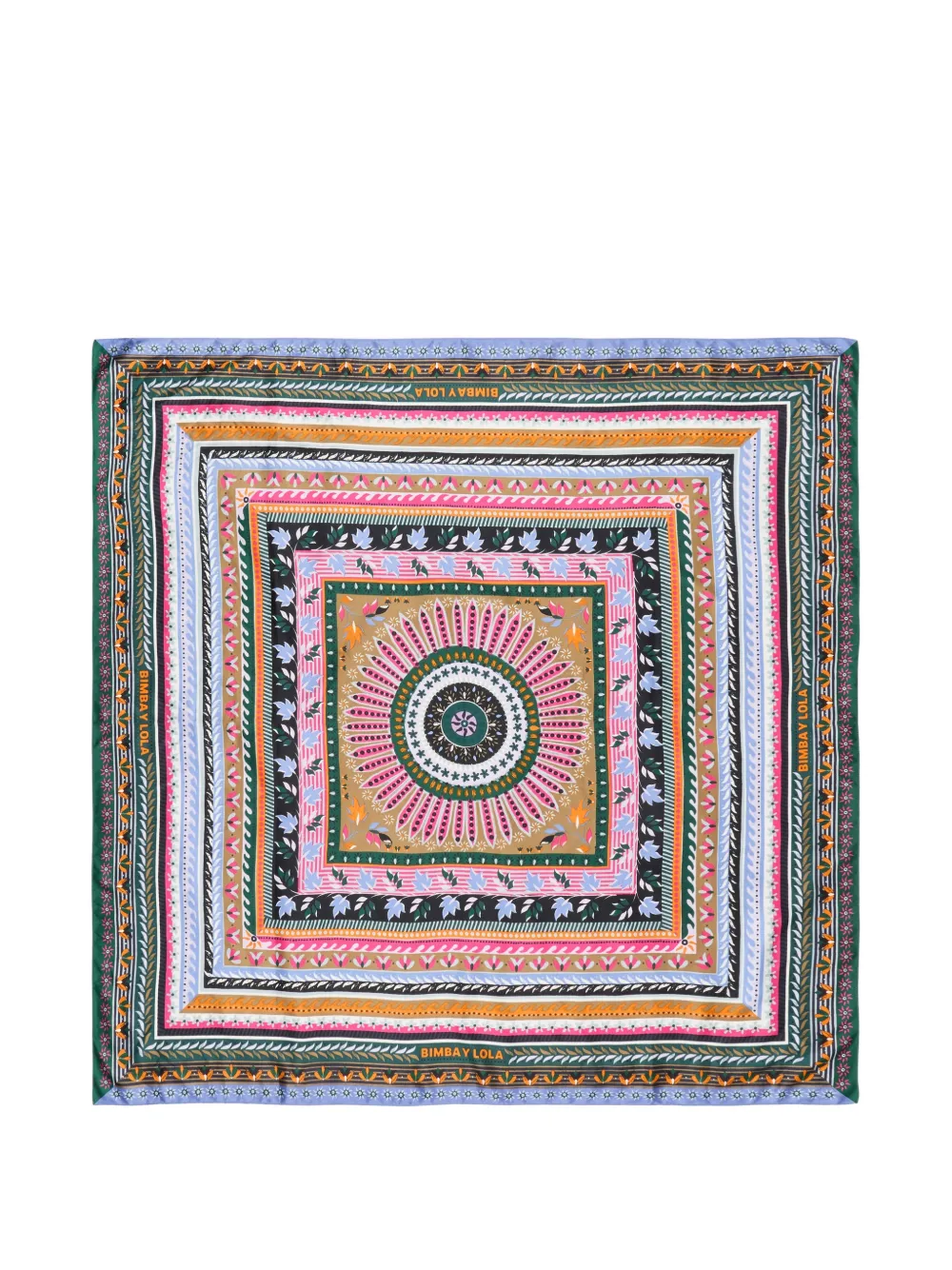 BIMBA Y LOLA Fuchsia Schal mit konzentrischem Gestell - Grün