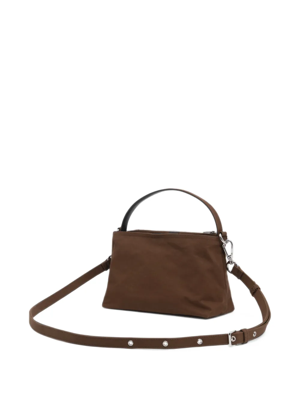 BIMBA Y LOLA Katoenen mini-slouchtas Bruin