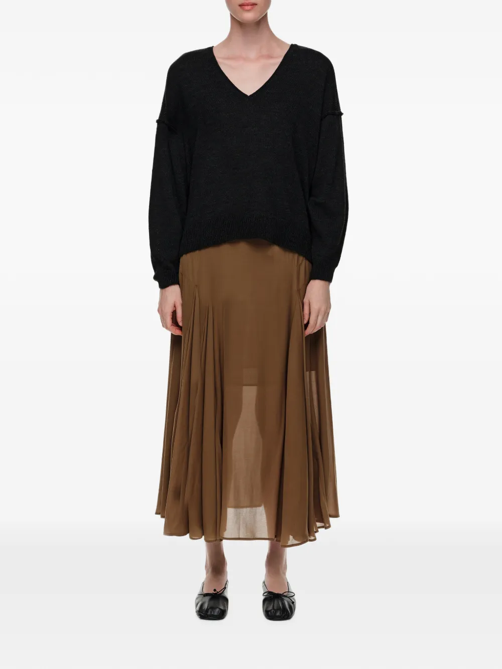 BIMBA Y LOLA Rok met A-lijn Bruin