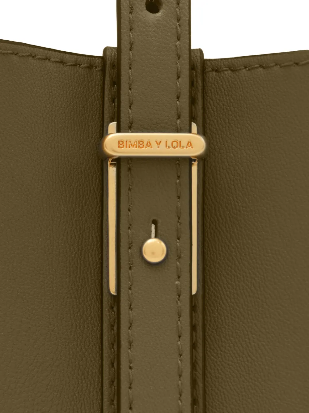 BIMBA Y LOLA Kleine Chihuahua leren shopper Groen