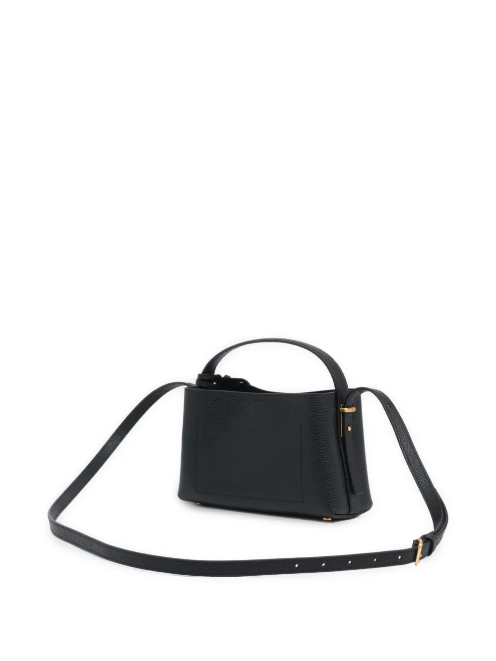 BIMBA Y LOLA Chihuahua leren mini-tas Zwart