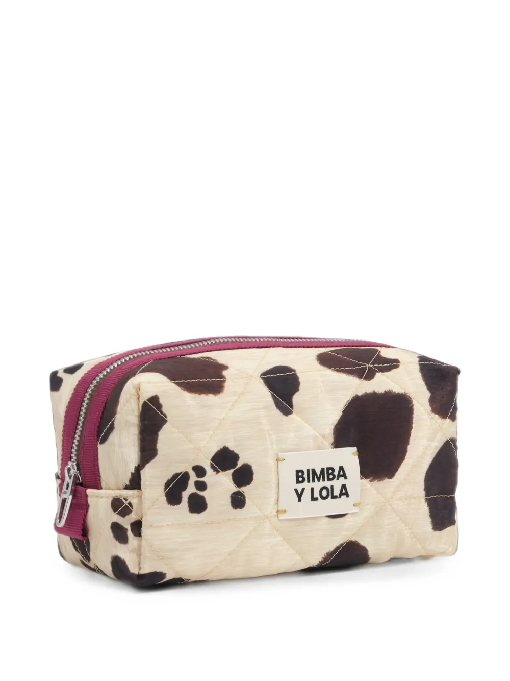BIMBA Y LOLA Kleine Pony stoffen make-uptas Beige