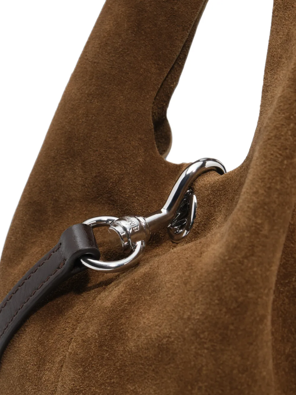 BIMBA Y LOLA Medium Paper suède tas Bruin
