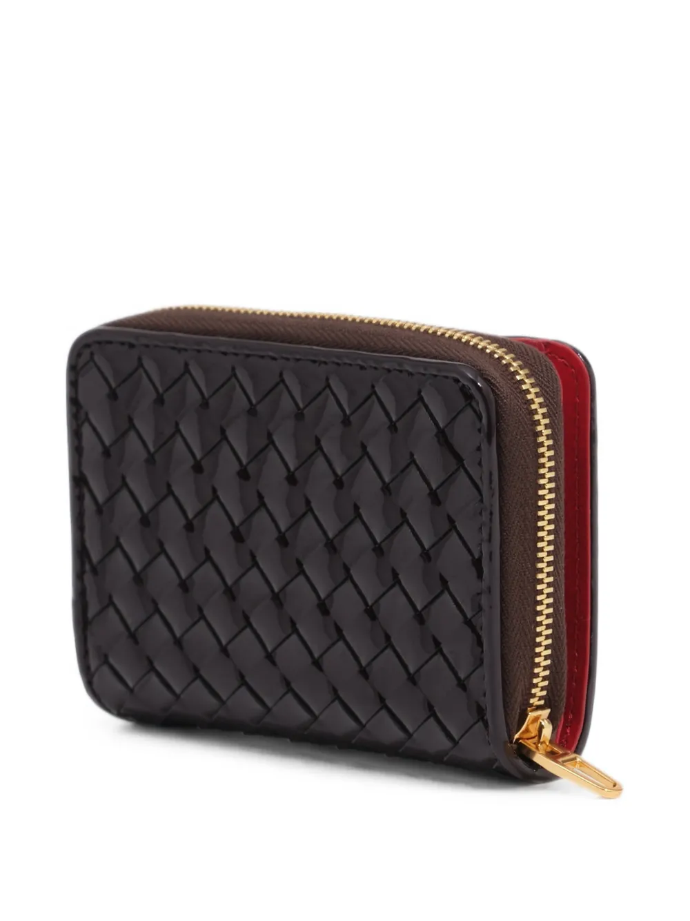 BIMBA Y LOLA eggplant plaited flap purse Paars