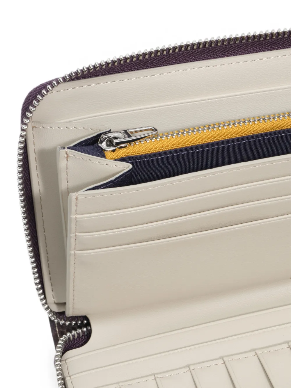 BIMBA Y LOLA Grote Pony portemonnee met rits Beige