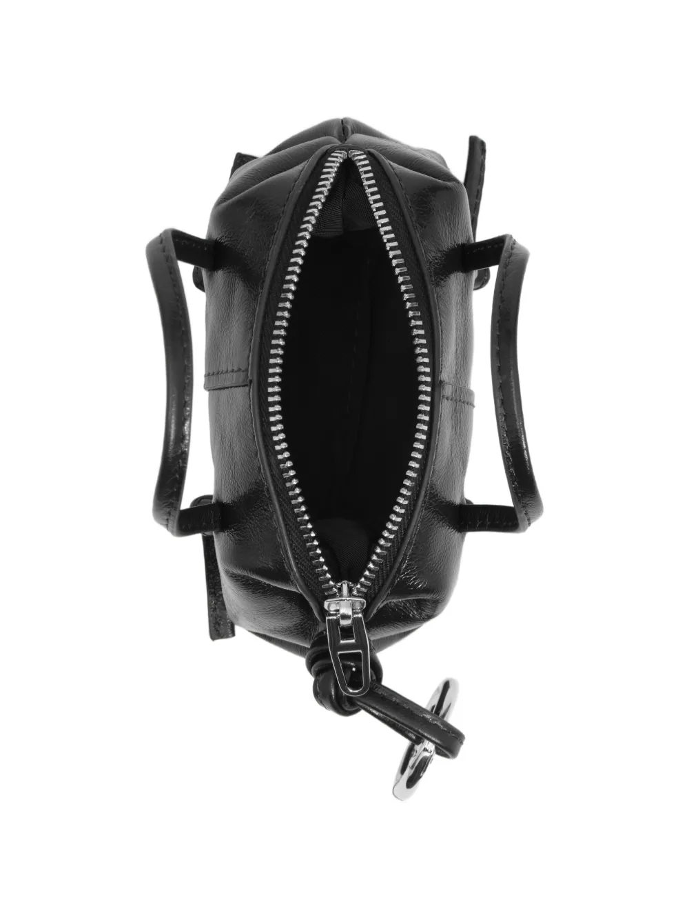 BIMBA Y LOLA Micro Lolita leren tas Zwart