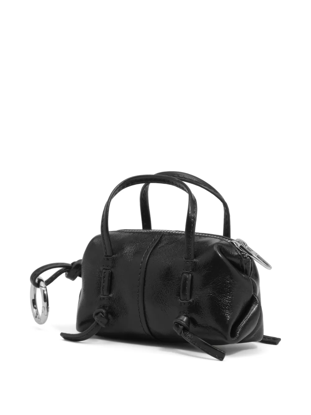 BIMBA Y LOLA Micro Lolita leren tas Zwart