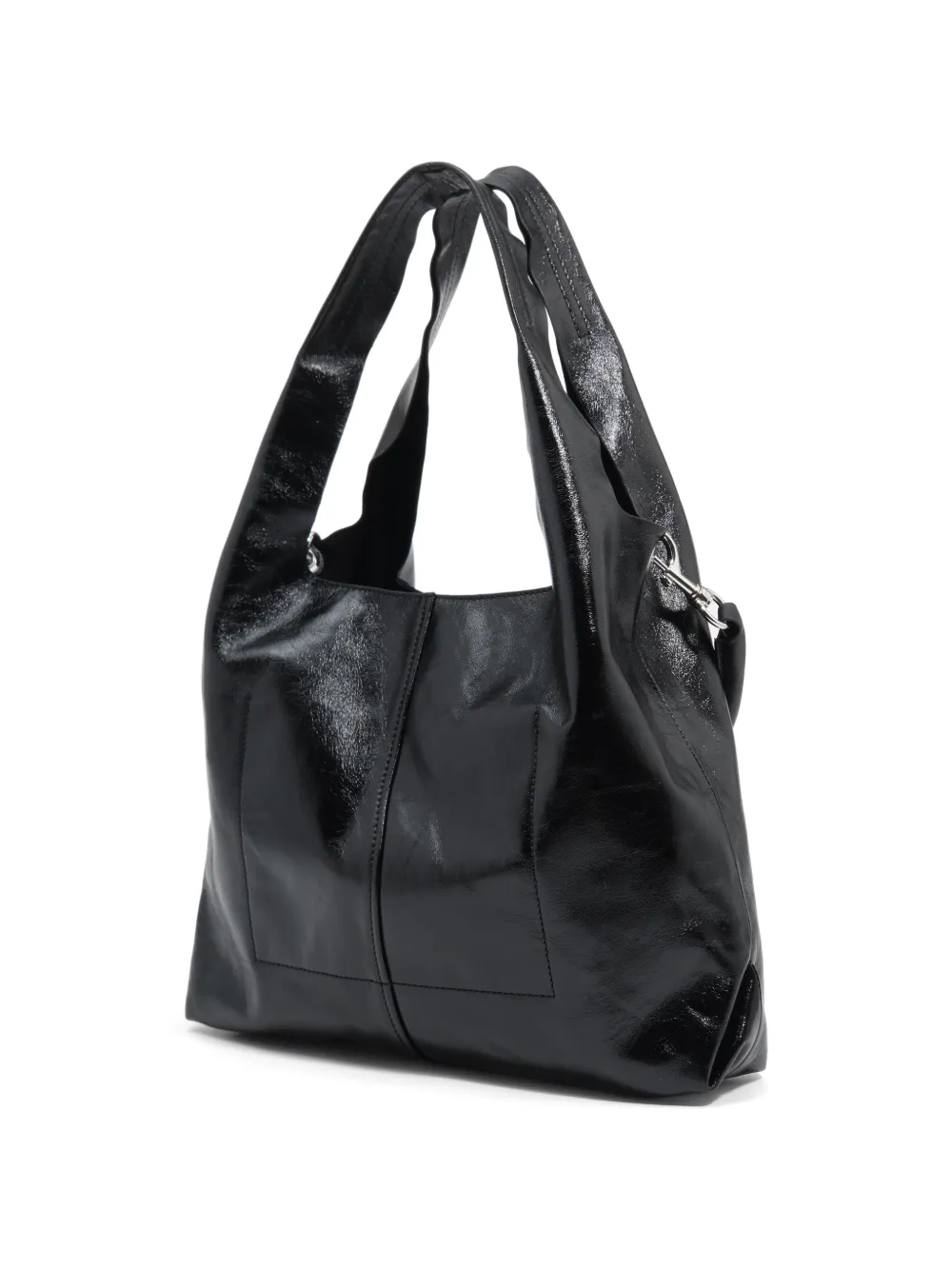 BIMBA Y LOLA Grote Paper leren tas Zwart