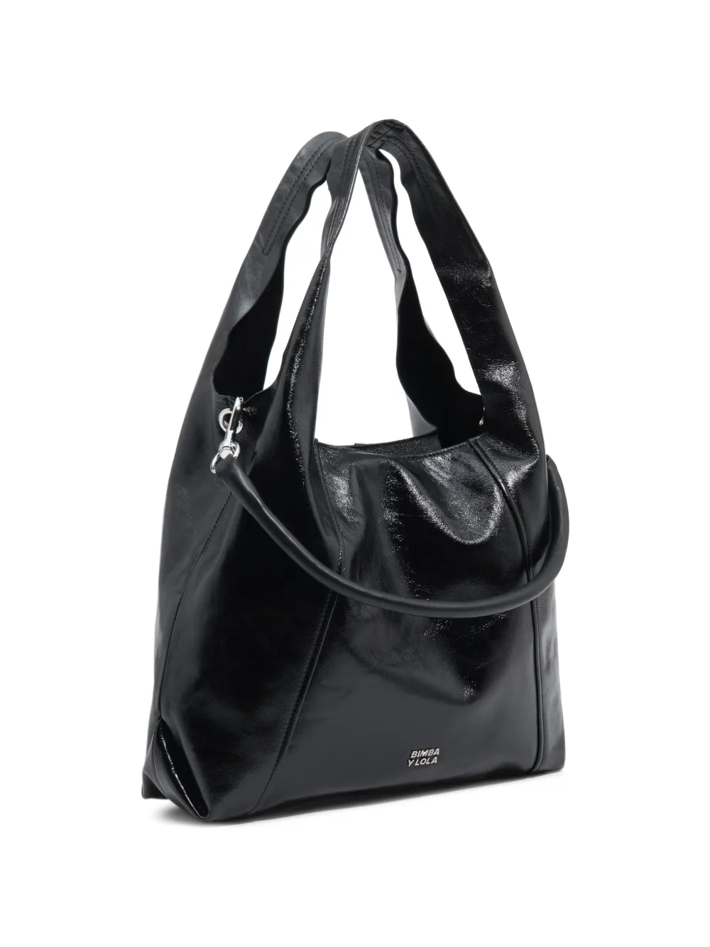 BIMBA Y LOLA large black leather Paper bag