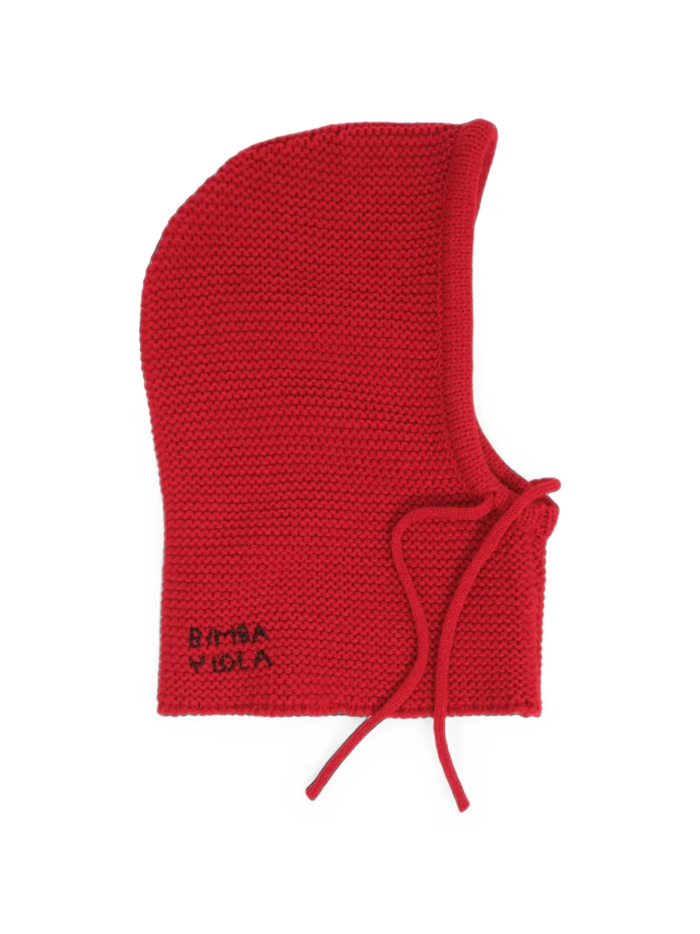 BIMBA Y LOLA cagoule en maille rouge